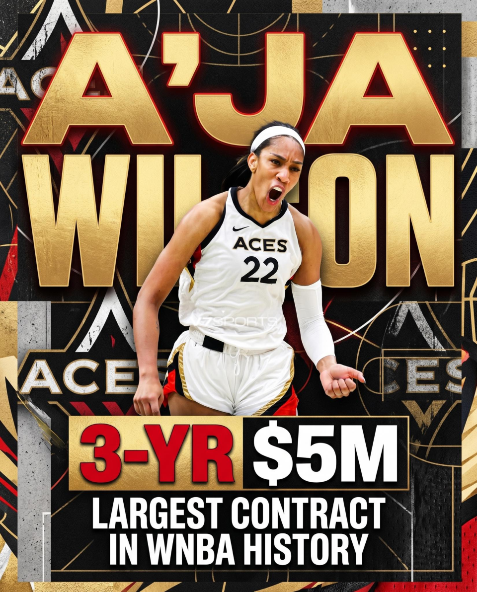 真人-WNBA史上最大合同！阿贾3年500万超级顶薪留队 年薪仍低于布朗尼